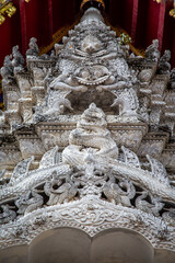 Fototapeta premium Wat Phrathat Suthon Mongkhon Khiri temple complex in Phrae, Thailand