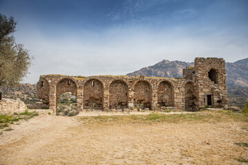 Lake Bafa is a lake and a nature reserve situated in southwestern. At the innermost north-east tip of the lake is the village of Kapikiri, as well as the ruins of Heraclea by Latmus.