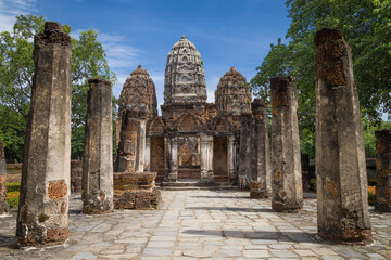 Si Sawai Temple in Sukhothai, Thailand