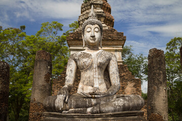Seated Buddha at Wat Traphang Ngoen, Sukhothai, Thailand
