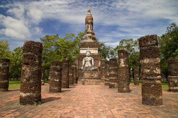 Naklejka premium Wat Traphang Ngoen, Sukhothai, Thailand