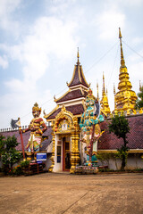 Wat Phrathat Suthon Mongkhon Khiri temple complex in Phrae, Thailand