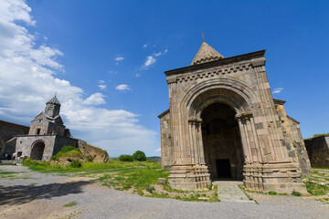 Fototapeta na wymiar Tatev Monastery and mountain in Armenia