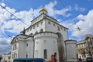 church golden gates in Vladimir