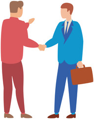 Training of office staff, teamwork, business meeting concept. Team thinking and brainstorming. Analytics of company information. People working, discussing business. Colleagues during office work