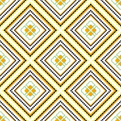 Geometric Ethnic oriental pattern traditional .
Floral necklace embroidery design for fashion women.background,wallpaper,clothing and wrapping.