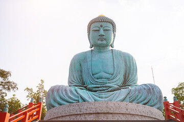 Obraz premium Wat Phra That Doi Phra Chan ,Lampang, Thailand , 6 march 2022, Daibutsu.