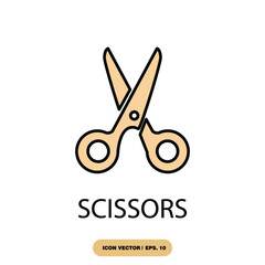 scissors icons  symbol vector elements for infographic web
