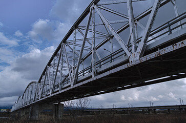 Obraz premium 旧日野橋