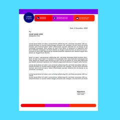 Business letterhead design