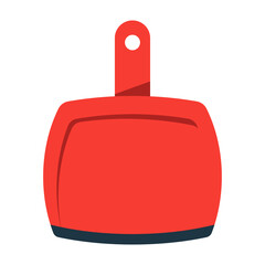 Obraz premium Scoop vector cartoon illustration isolated on background.