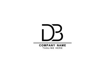 letter DB, BD abstract logo