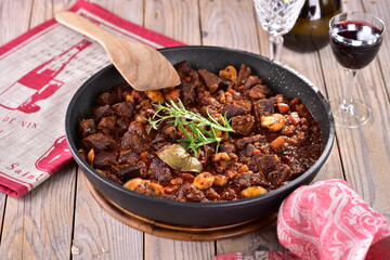 Burgundy beef