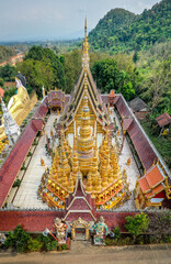Wat Phrathat Suthon Mongkhon Khiri temple complex in Phrae, Thailand