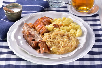Slow roasted beech and kohlrabi cabbage 