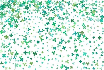 Clover background. Clover leaf, St. Patrick day background