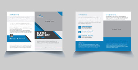 Bi-fold Brochure Design Template