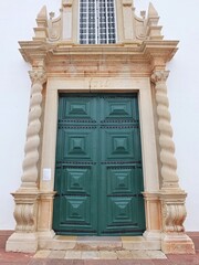 Fototapeta premium Old traditional wooden door in Spain 