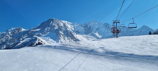 Fototapeta premium Paysages de Montagne en hiver