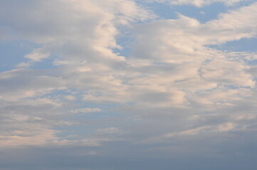Photo mother-of-pearl sky