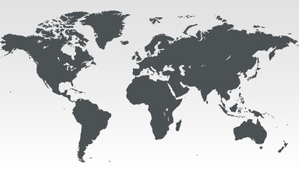 Obraz premium World map. Color vector modern. 
