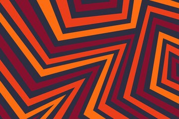 Abstract background with colorful and gradient illusion line pattern