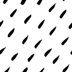 Raindrops black and white pattern