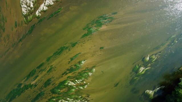 Vue a&eacute;rienne de la Loire, fleuve fran&ccedil;ais