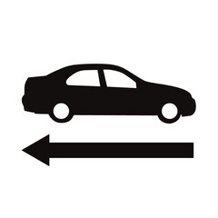 icono estacionamiento reversa