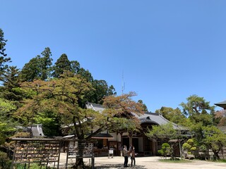 中尊寺の境内