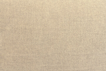 Beige cotton woven fabric texture background