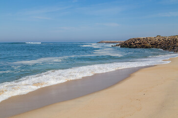Beautiful beach in Aveiro