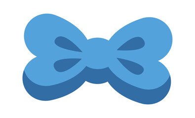 Cartoon bow icon. Vector illustration