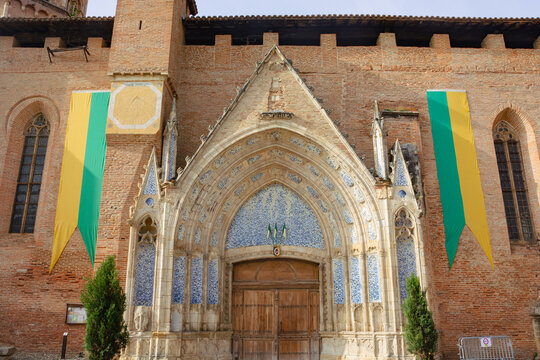 Cathedral of the Nativity of Mary of Rieux in Rieux-Volvestre, Haute-Garonne, France
