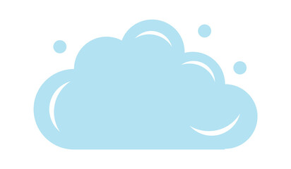 Cartoon cloud icon. Vector illustration