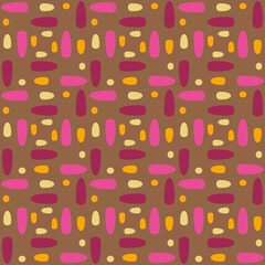 Simple abstract seamless pattern - accent for any surfaces.