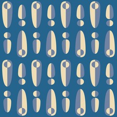 Simple abstract seamless pattern - accent for any surfaces.