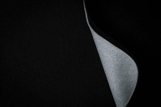 Free Photo  Black felt texture