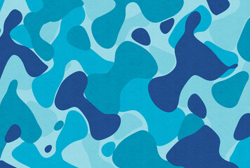 背景素材_シンプルなマーブル模様_青