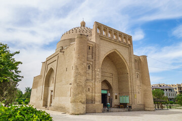 Mausoleum of Sayfiddin Boharzi in Bukhara, Uzbekistan. Building was built in the 14th century over...
