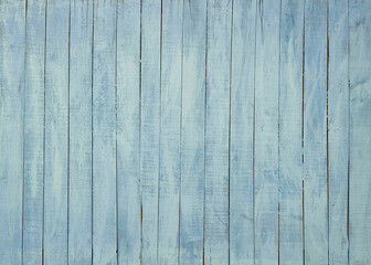 Fototapeta na wymiar Blue wood background, vertical lines