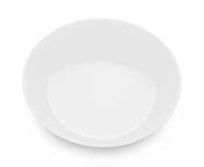 empty bowl isolated on white background