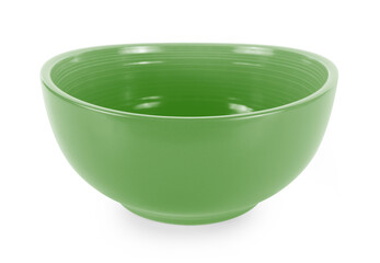 empty bowl isolated on white background.