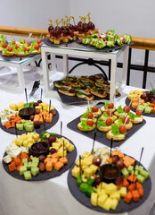 Cheese slicing of different types of cheese. High quality photo