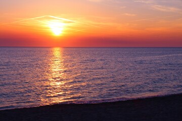 Fototapeta premium Sunset in Salento, Italy