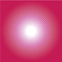 The white light background spreads out into a reddish-pink color. from the center, illustration, template