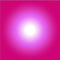 The white light background spreads out into a reddish-pink color. from the center, vector illustration, template