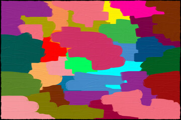 Colorful striped pattern. Wavy stylish abstract background.