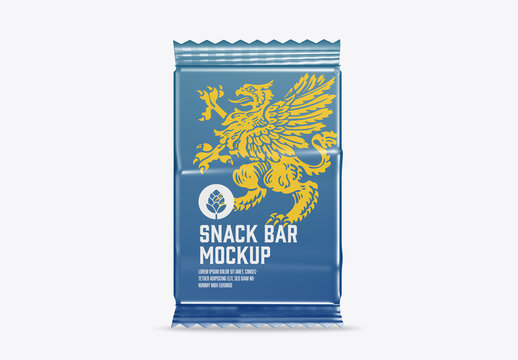 Plastic Snack Bar Mockup
