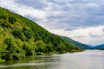 Fototapeta na wymiar Porec bay on Danube gorge in Serbia